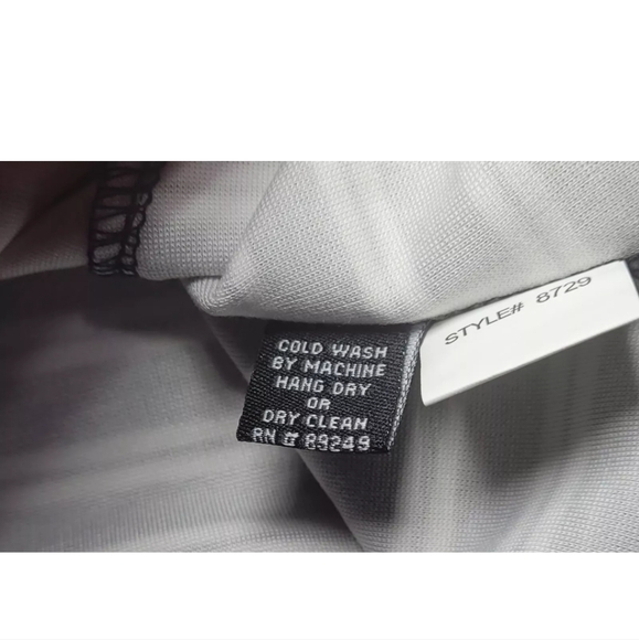 Lynn Ritchie Silver Dress Black and White Striped Knit New with Tags Size Small - Picture 6 of 12